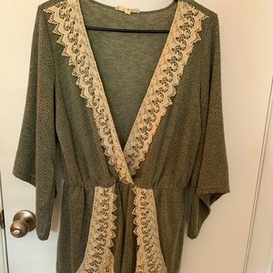 Long Sleeve Boho Romper
